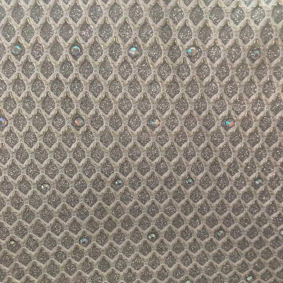 Betsy & Adam Open-back Metallic Mermaid Gown Silver Formal Dress - Picture 5 of 8